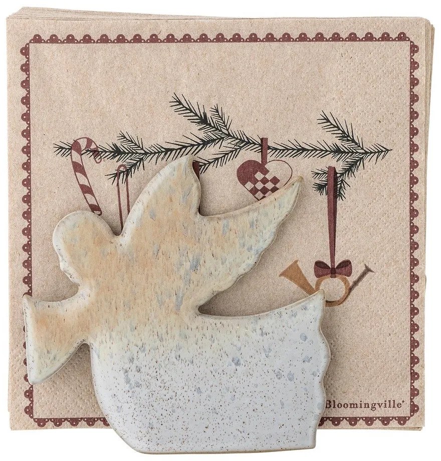 Agyagkerámia szalvétatartó Cherub – Bloomingville