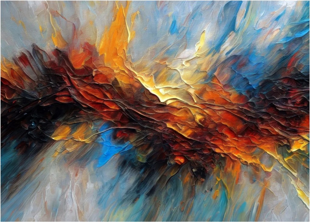 Kép - Színes textúra (70x50 cm)