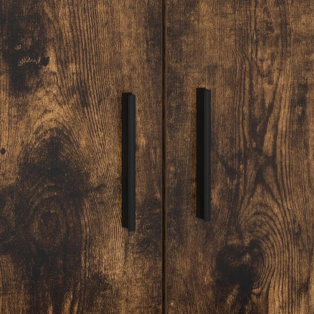 Tároló Ágykeret Füstölt Tölgy 90x190 cm