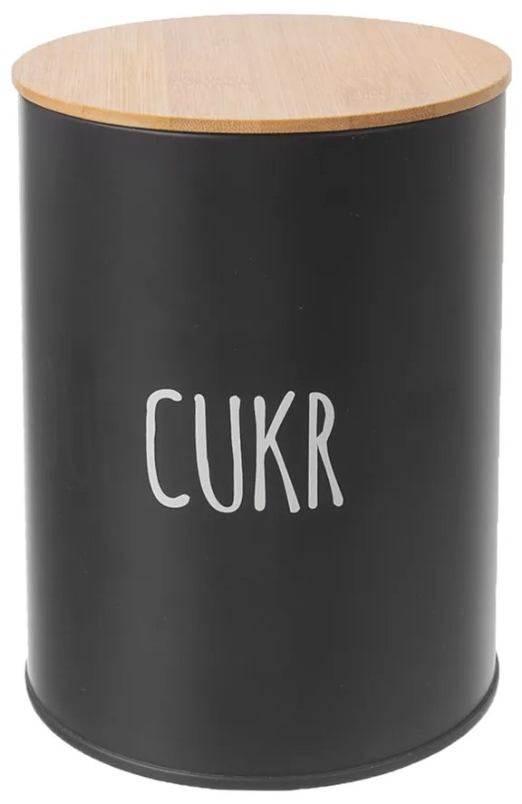 Orion BLACK fém cukortartó doboz