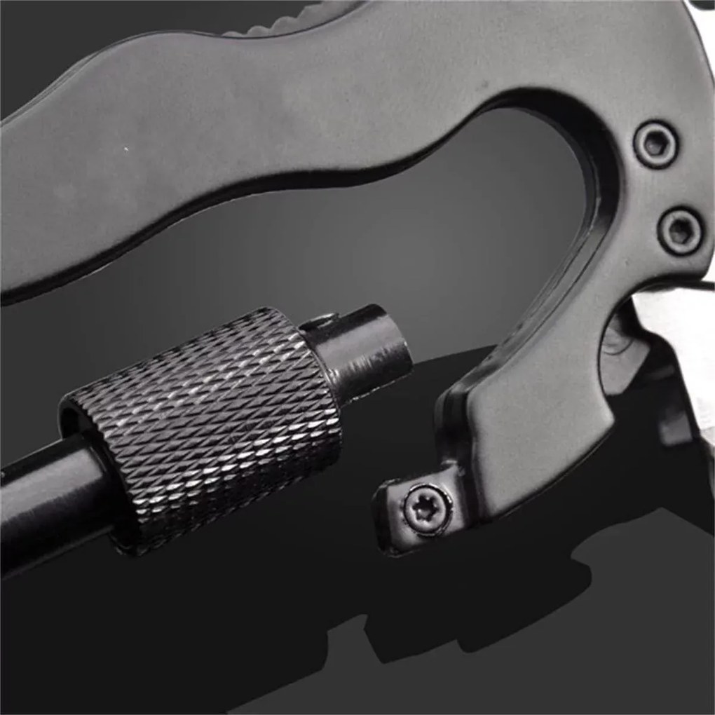 Zaparkorun Többfunkciós acél karabiner 5 az 1-ben