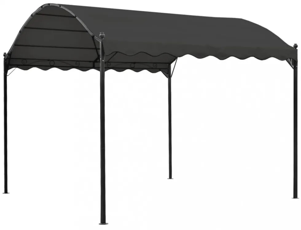 antracitszürke napellenző 3 x 4 m