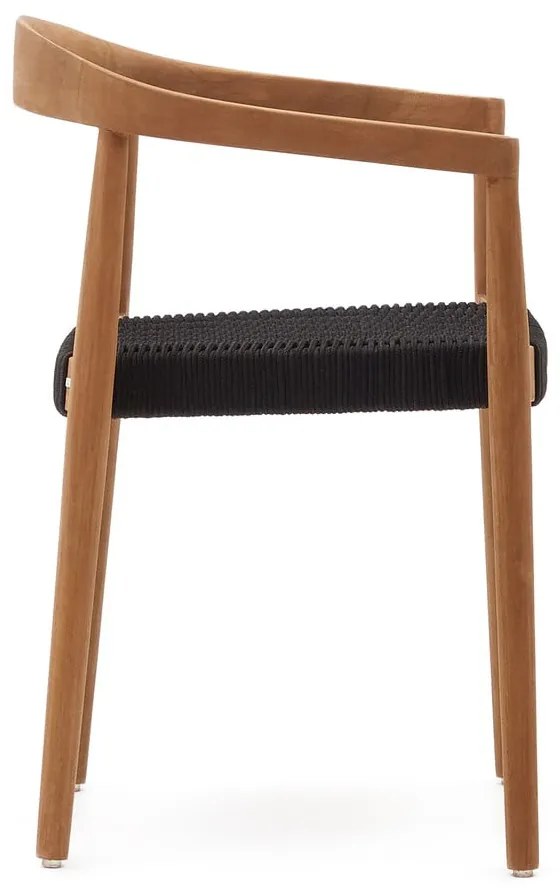 Natúr színű tömörfa kerti szék szett 4 db-os Ydalia – Kave Home