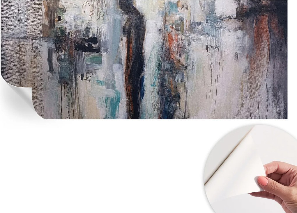 Divatos öntapadós fali tapéta Furnér Rejtélyes figura 250x104 cm