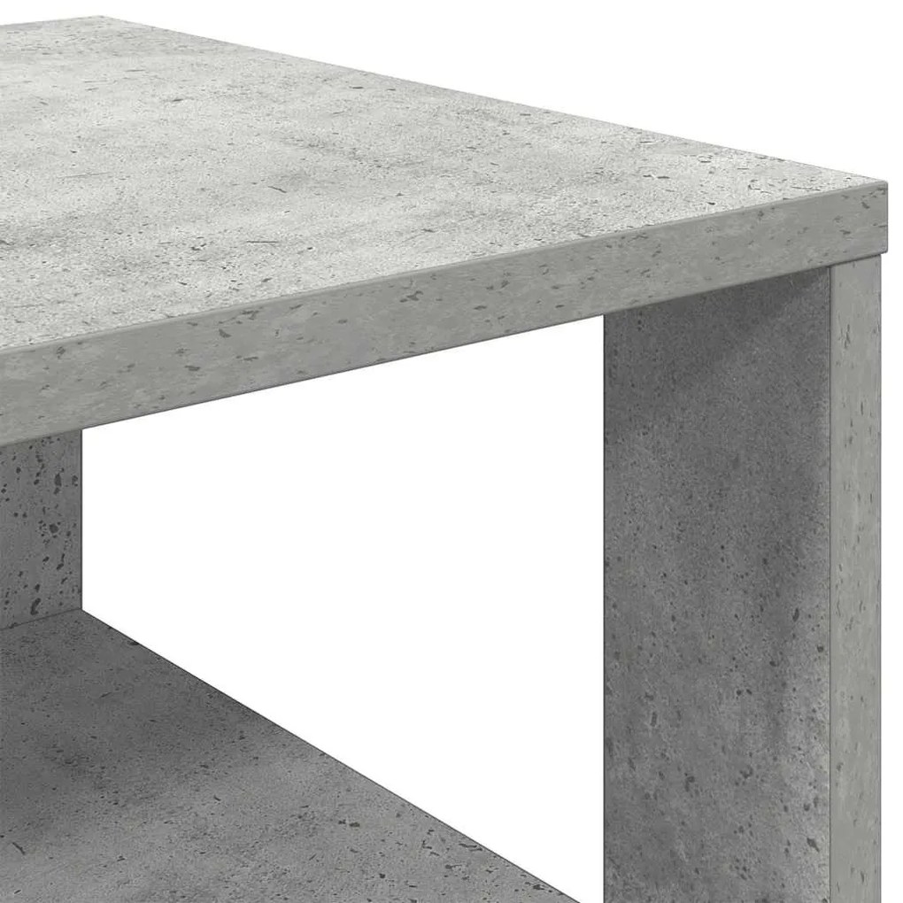 betonszürke szerelt fa cipőtartó 61x32x70 cm