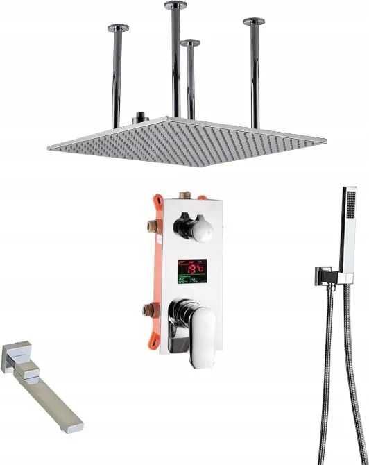 Süllyesztett Esőztető Kijelző Szett 50 CM