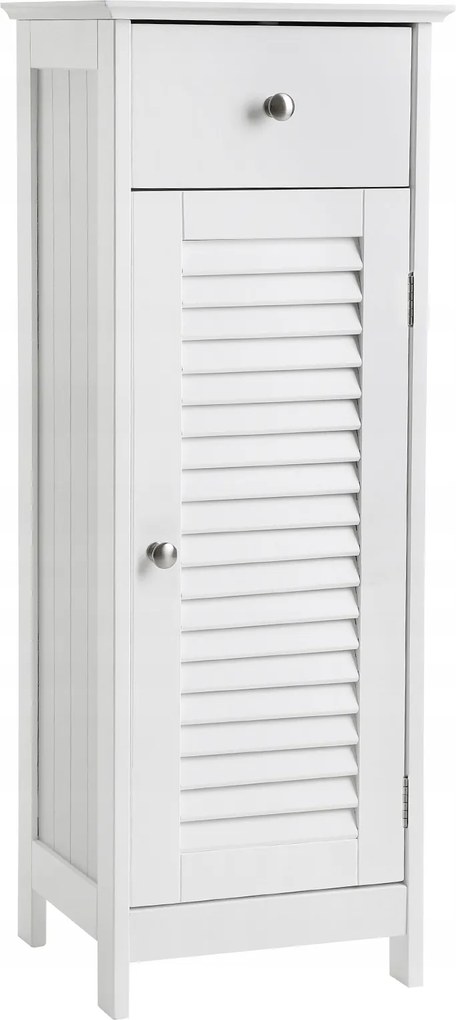 Fürdőszoba szekrény álló oszlop fehér 87cm Modern