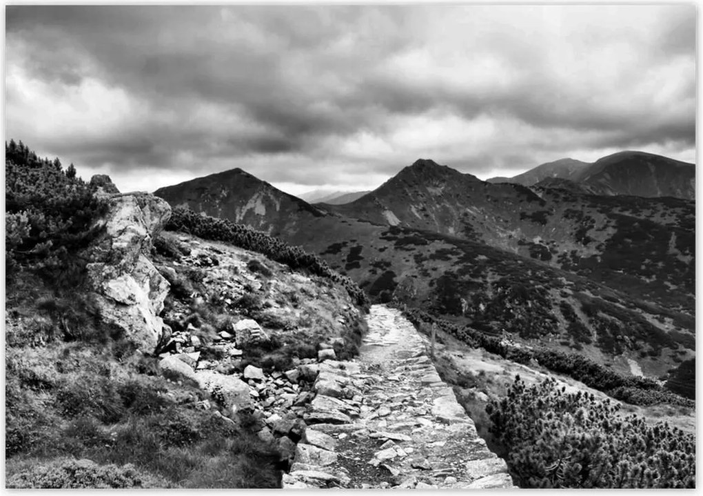 Poszterek 100x70 Tátra Lengyel hegyek Kilátás