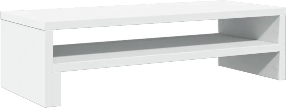 vidaXL fehér szerelt fa monitorállvány 54 x 22 x 15 cm