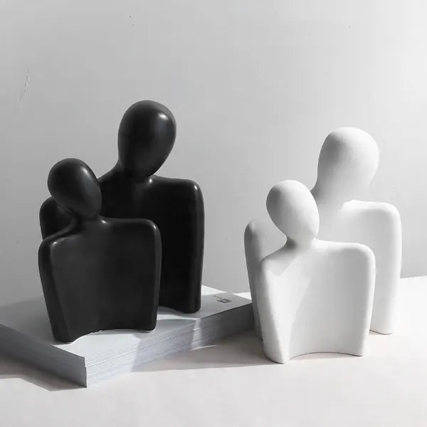 Asztali dísz 20x5,5x14,5 cm fekete