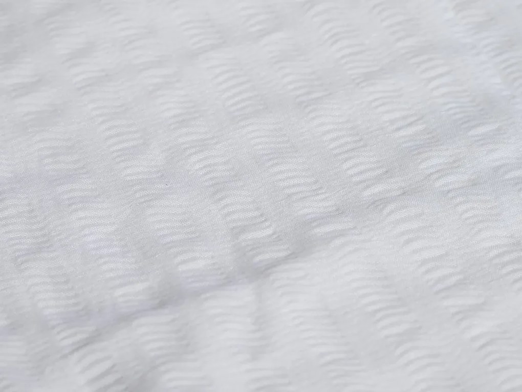 Pamut ágynemű krepp kidolgozással LUXERA fehér hotel zseb II. osztály Ágyneműhuzat mérete: 70 x 90 cm | 140 x 200 cm