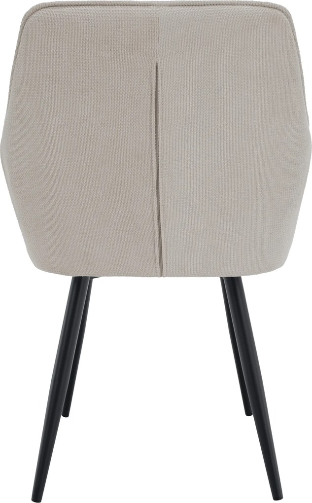 Design fotel, bézs/fekete, MARKEN