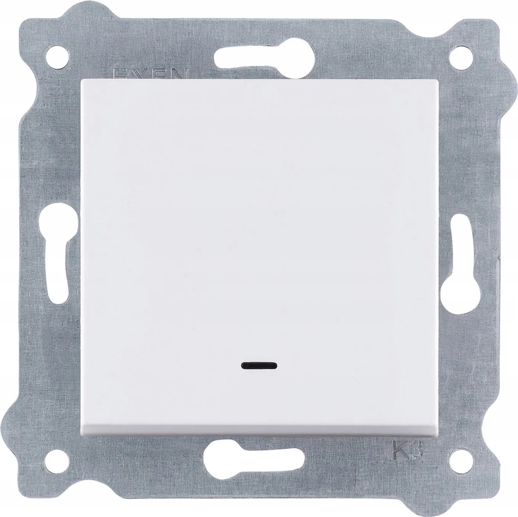 Exen Lépcsőházi Kapcsoló Led Háttérvilágítással, Fehér, 210/01E