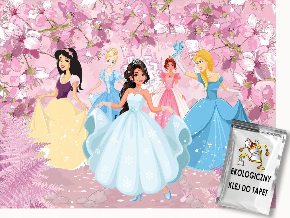 Fotótapéta Flizelina Hercegnők Kastély Mese Tündérek 300x210 ragasztó