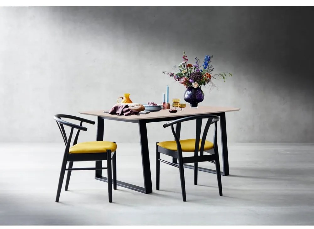 Bővíthető étkezőasztal hosszabbító asztallappal 90x165 cm Meza – Hammel Furniture