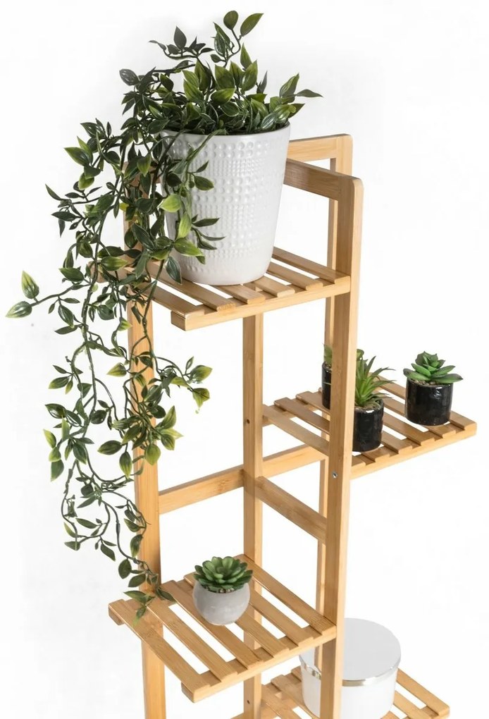 G21 virágállvány 6 szintes, bambusz