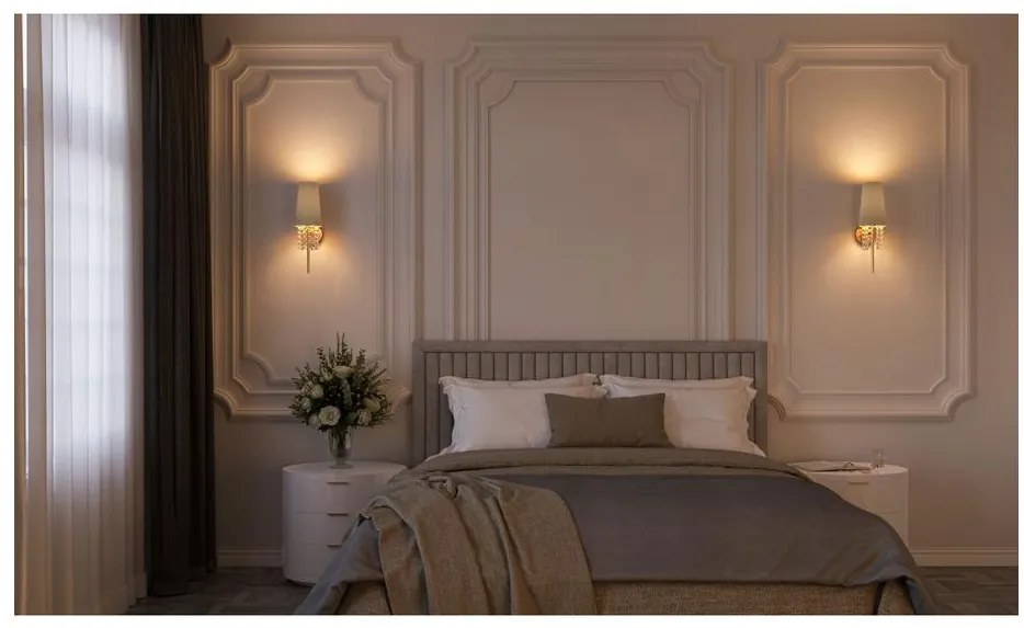 Lámpa Fali lámpatest NESTO 2, 6120, AC220-240V, 50/60Hz, 1*E27, max.40W, krém