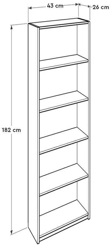 Regál Kaida 3 (fehér) . 1109402