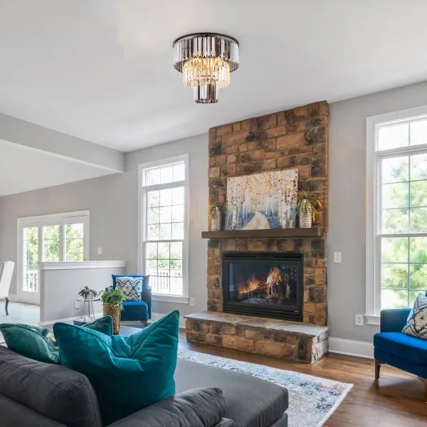 Globo 15695D - Felületre szerelhető csillár NAXIS 3xE27/40W/230V átm. 40 cm fekete