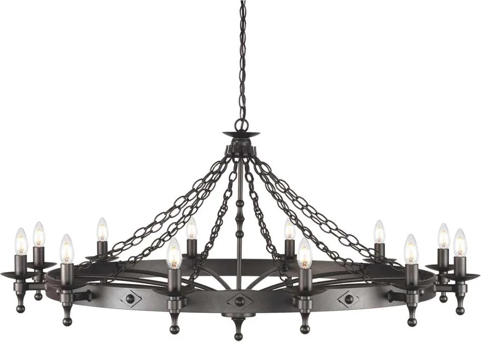 Elstead Lighting WARWICK WR12-GRAPHITE Csillár 12x60W/E14