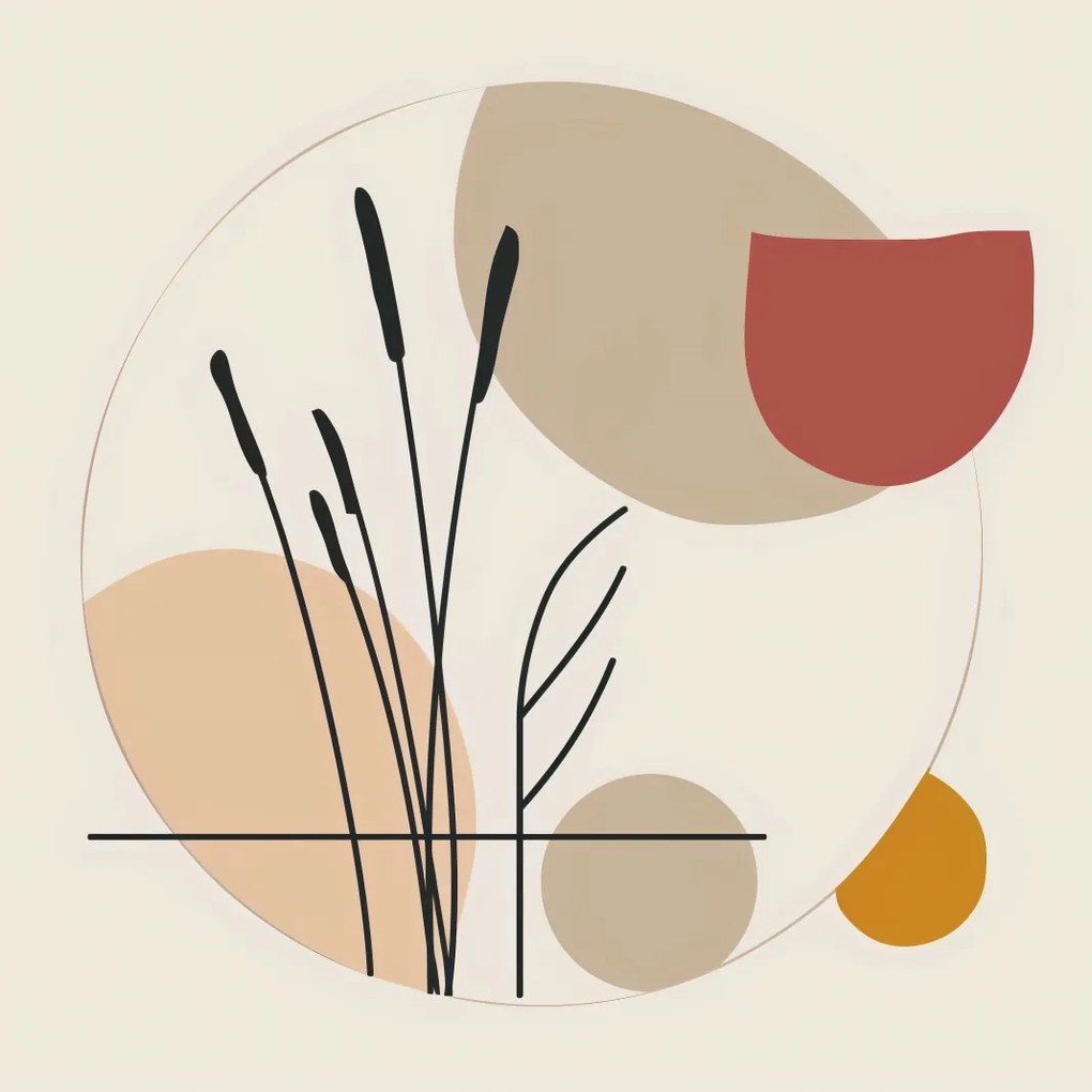 Poszter 90x90cm Pasztell Föld