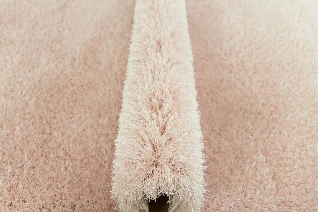 120x170 cm Pasztell Púder Rózsaszín Nicole Szőnyeg