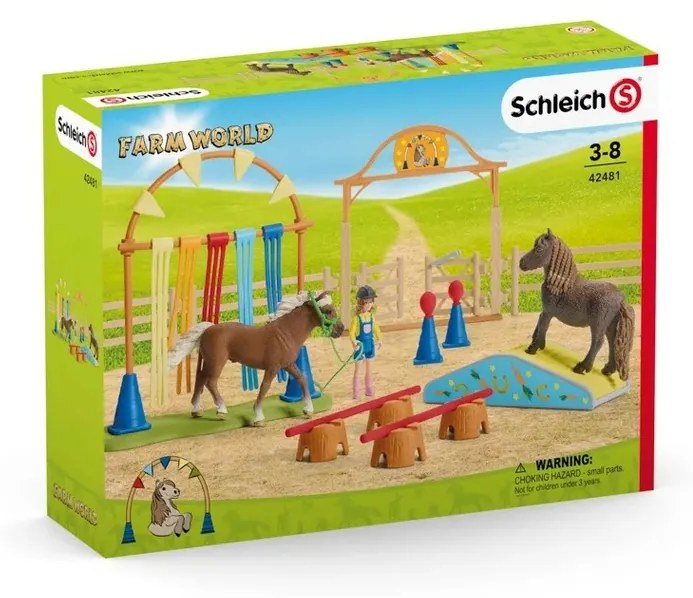 Schleich 42481 póni ügyességi edzés