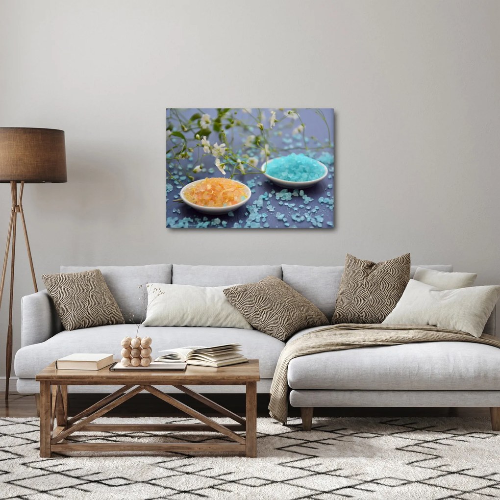 Színes tengeri só képe (70x50 cm)