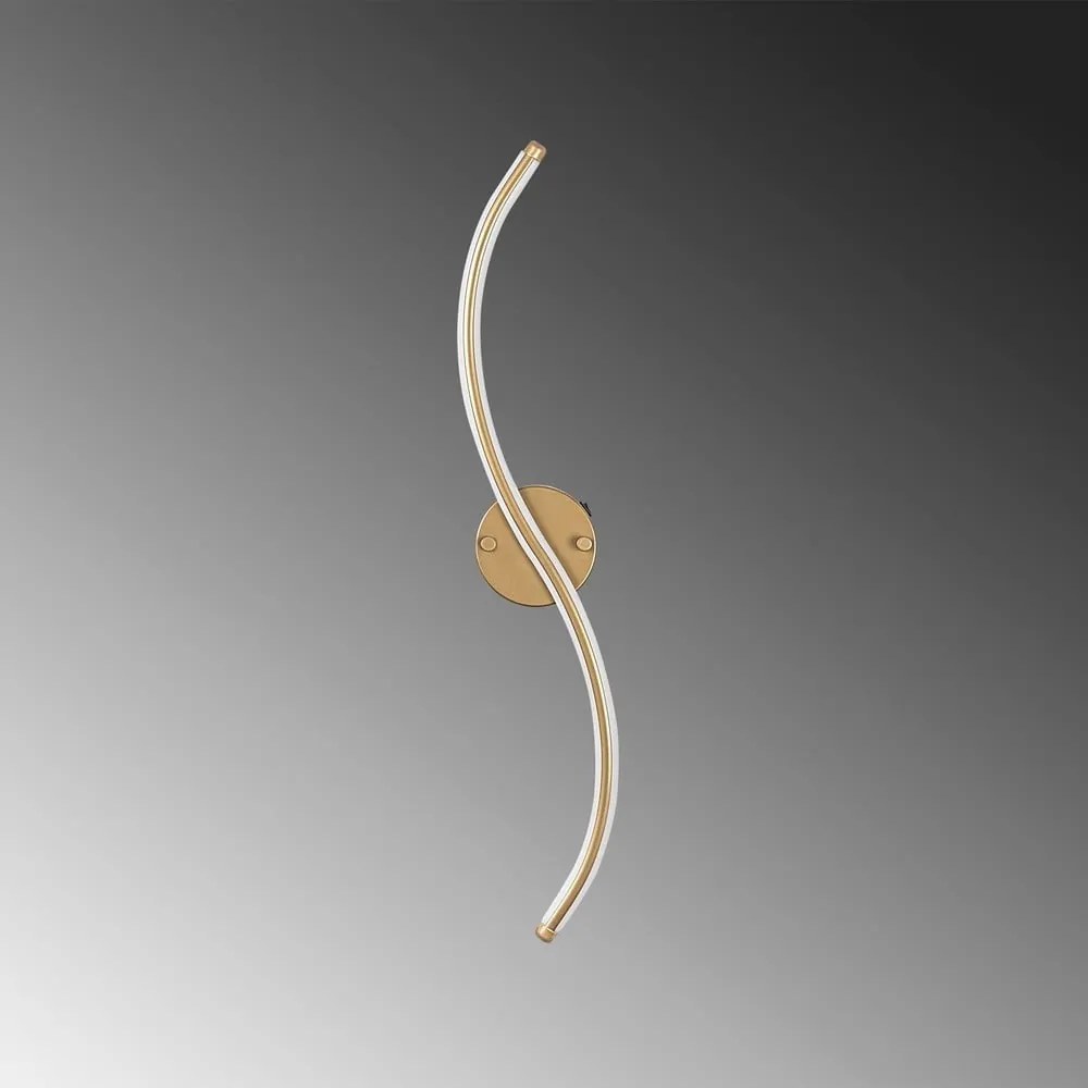Aranyszínű LED fali lámpa Yilan – Opviq lights