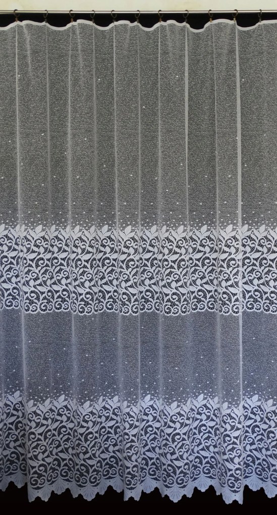 Mg Függöny 663/82 Fehér 350x250cm Kész Szalaggal M