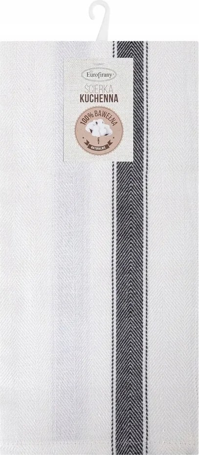 Konyhai törlőkendő szett 2 db 50x70 Sofia Eurofirany fehér/acél