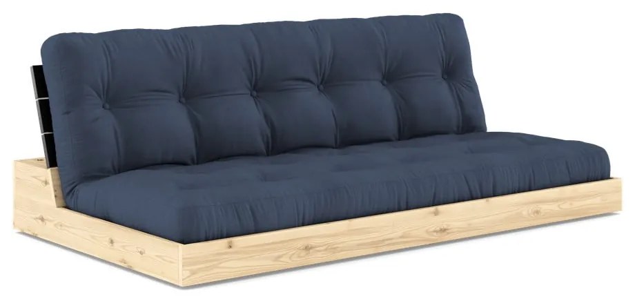 Sötétkék kinyitható kanapé 196 cm Base – Karup Design