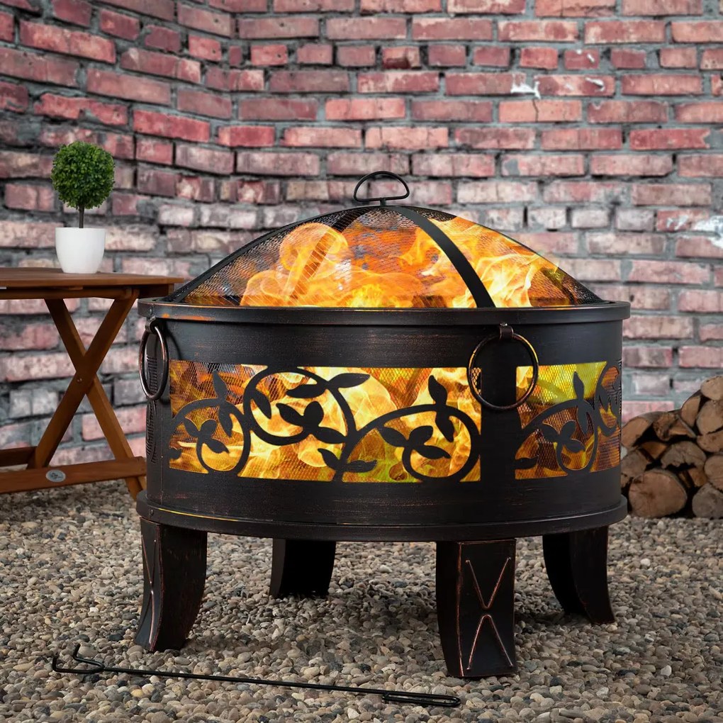 Gardebruk® Tűzrakóhely Ø66 cm - antik megjelenés