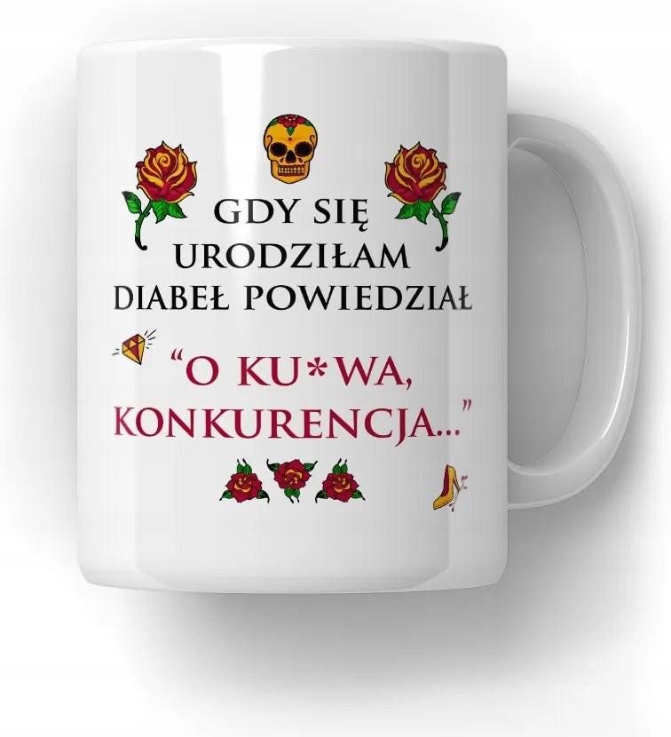 Bögre Az Ördög azt mondta Ajándék Barátnőjének