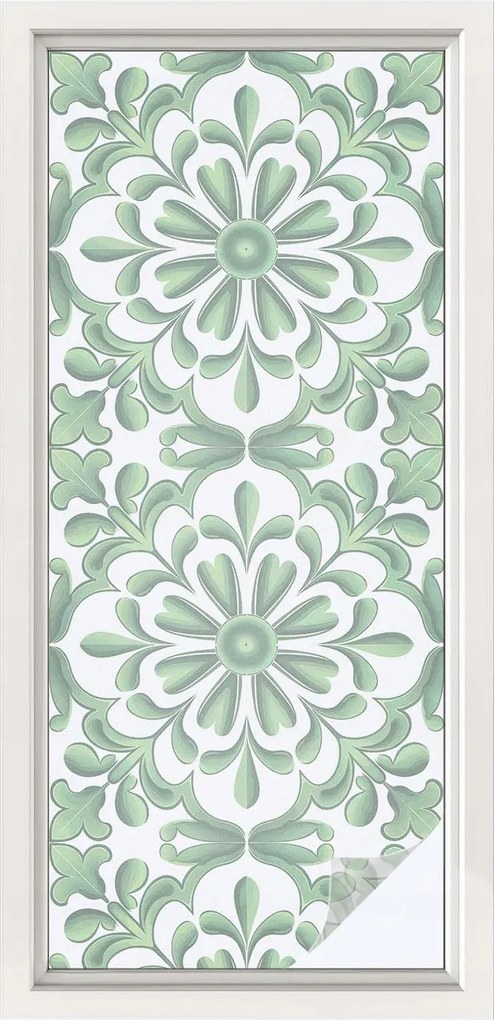 Szélvédőfólia Ablakvédő Zöld levelek 50x116 cm