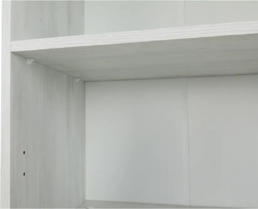 vitrines szekrény, északi sosna/vadtölgy, ROYAL W1D