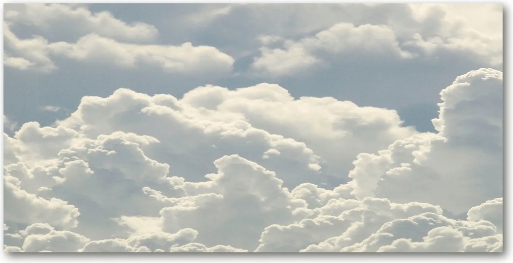 Üvegpanel konyhába Felhők 120x60 cm Ragasztó