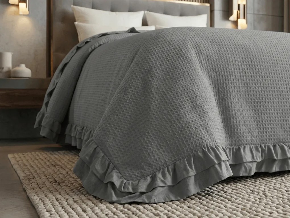 Ágytakaró MONTEGO, szürke Méret: 170 x 210 cm