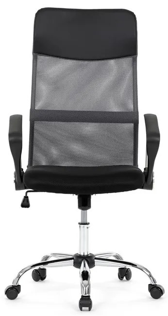 Irodai szék, hintamechanizmussal, szürke hálós anyag, KA-E305 GREY