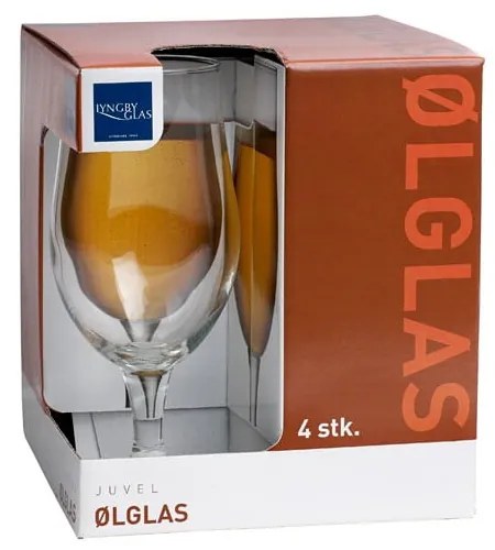 Juvel 4 db-os söröspohár készlet, 490 ml - Lyngby Glas