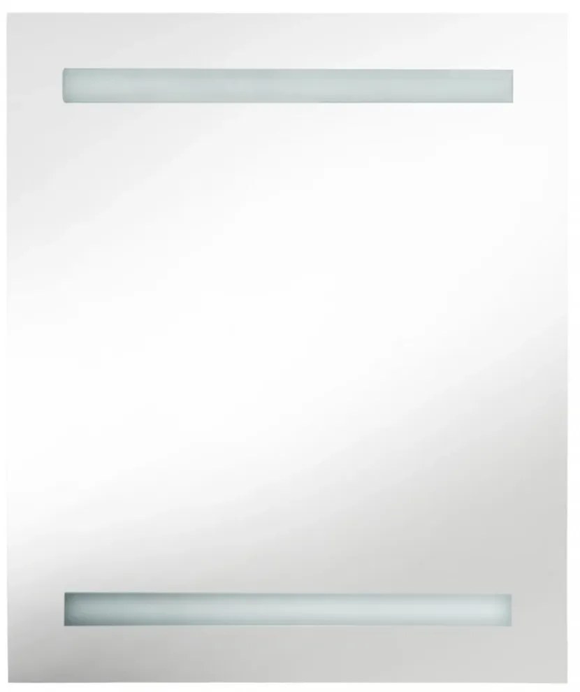 tükrös fürdőszobaszekrény LED világítással 50 x 13,5 x 60 cm