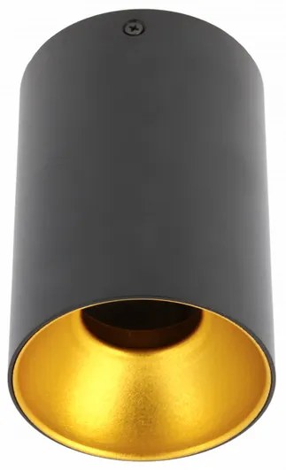 Lámpa Mennyezeti lámpatest TENSA, aluminium, 94x140 mm, IP20, GU10 max. 20W, kör, fekete