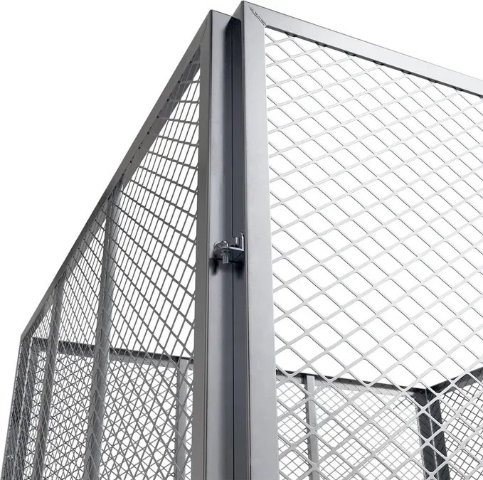 Juskys Fém komposztáló 450 l - ezüst