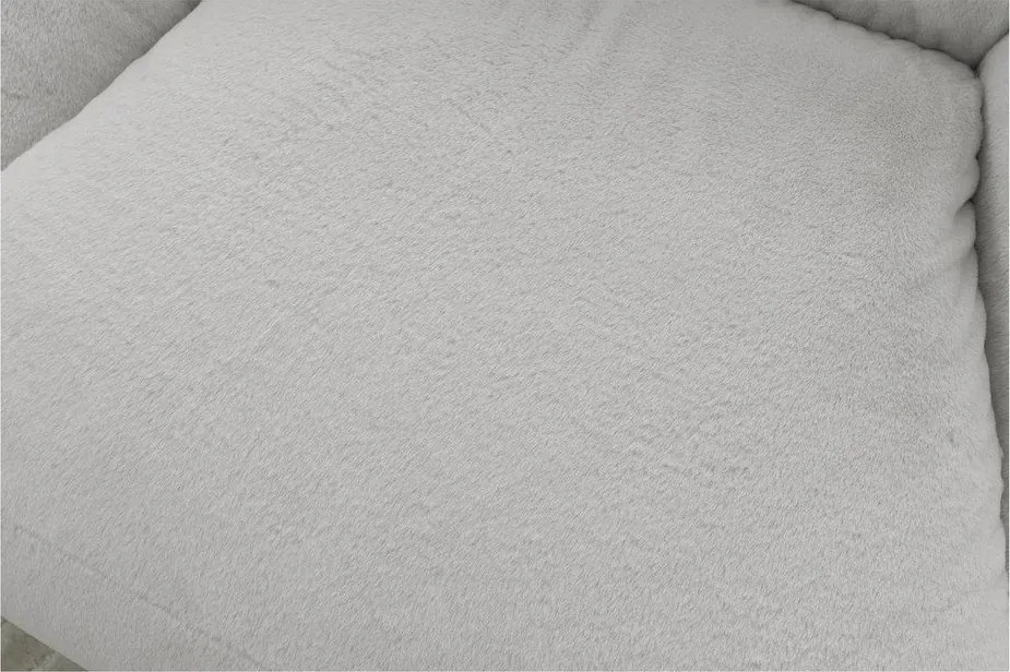 Világosszürke műszőrme babzsákfotel Lilibet – Bobochic Paris