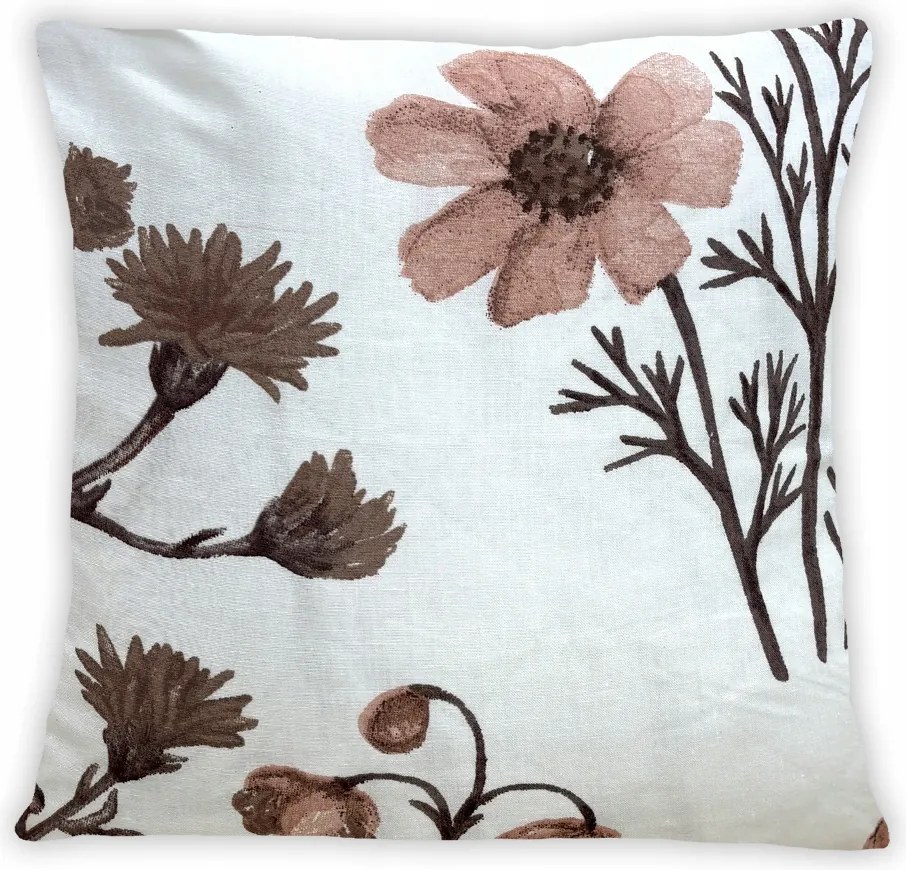 Párnahuzat 40x40 boglárka 100% pamut divatos boglárka minta