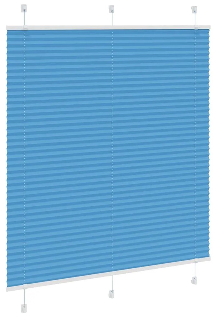 pliszírozott redőny kék 115x150 cm szövetszélesség 114,4 cm