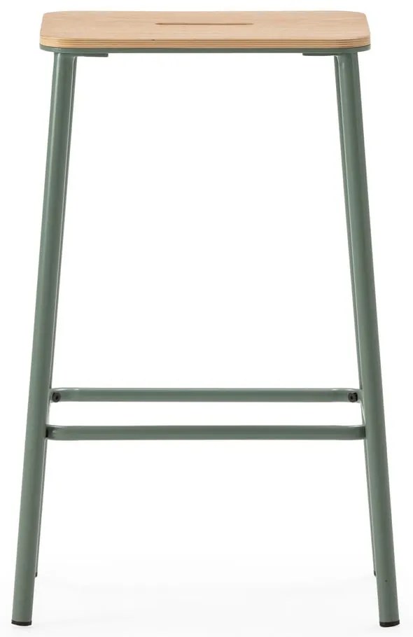 Zöld bárszék szett 2 db-os (ülésmagasság 65 cm) Abba – Marckeric