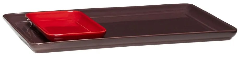 Kerámia dekoratív tálca szett 2 db-os 35x26 cm Amare – Hübsch