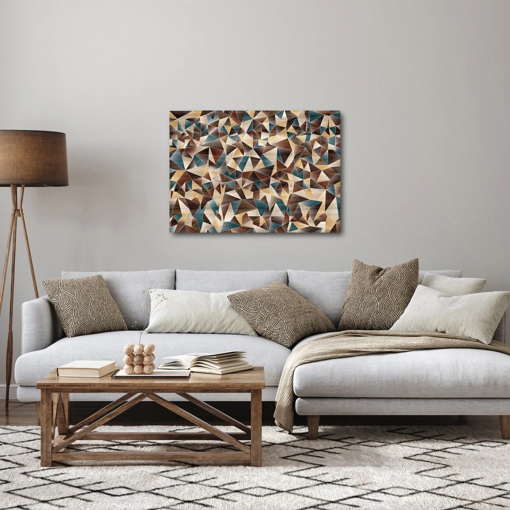 A háromszögek képe (70x50 cm)