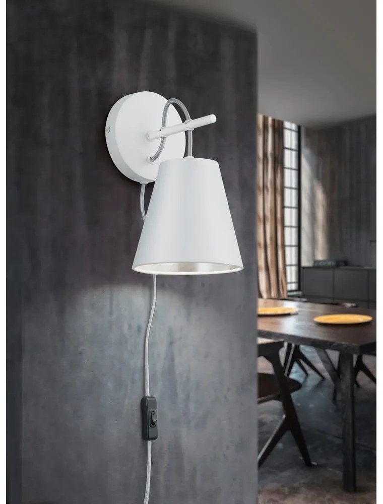 Fehér fali lámpa ø 15 cm Andreus – Trio